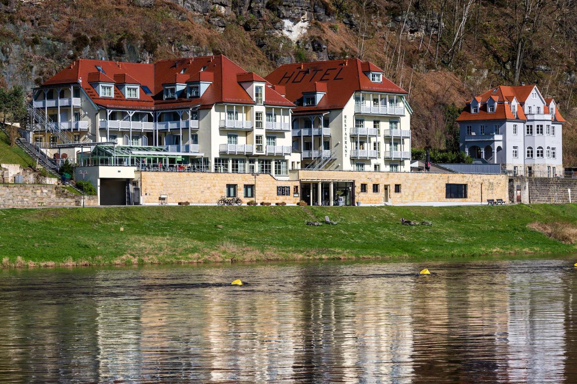 Steiger Hotel Elbschlosschen راثين المظهر الخارجي الصورة